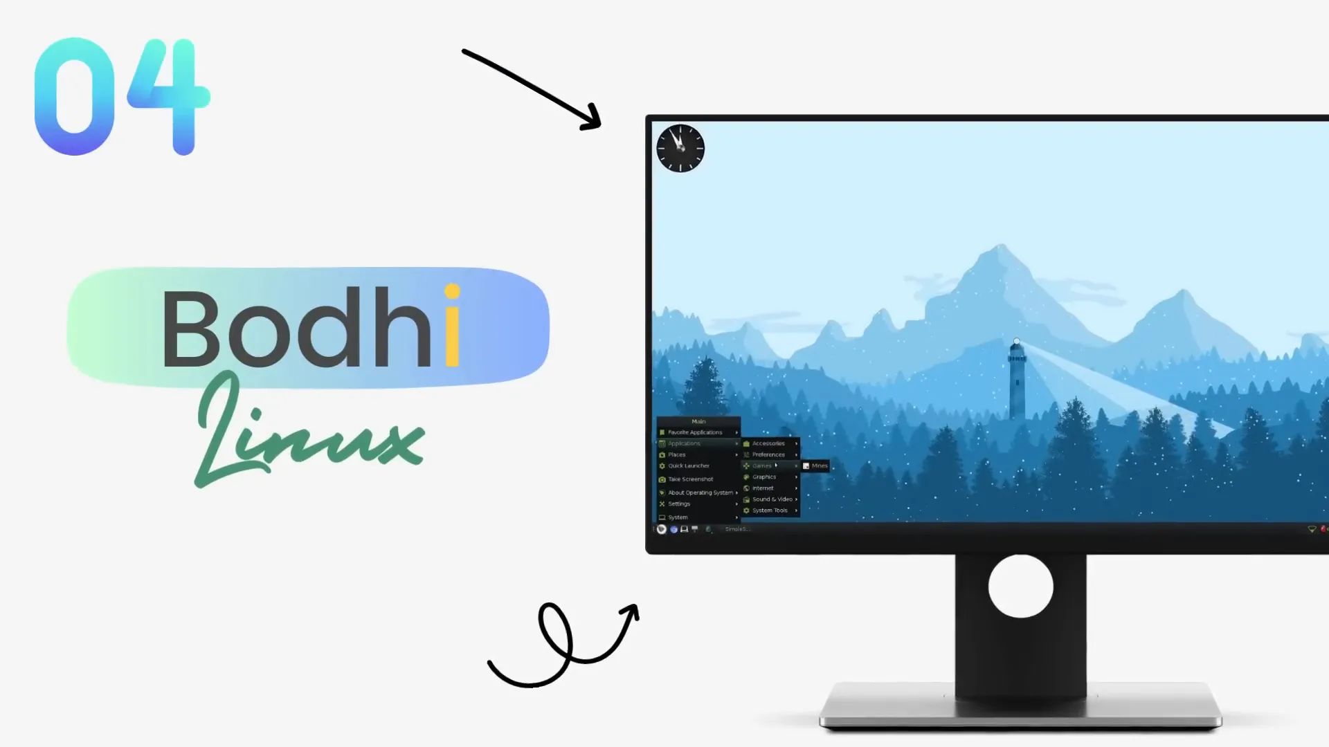 lightweight linux distro Bodhi Linux Desktop